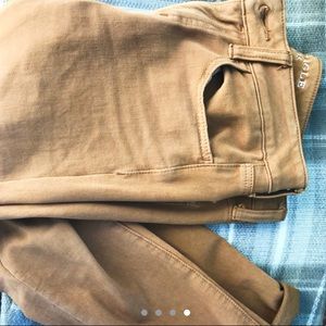 american eagle caramel colored jeggings
